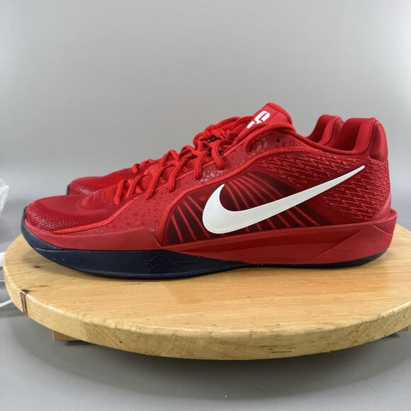 W18.5 / Mens 17 - Nike Sabrina 2 \'USA Olympics\' Basketball Shoes Red Blue‎ NEW